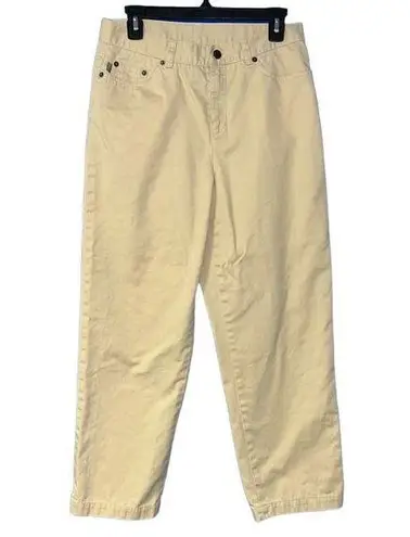 Ralph Lauren Lauren  tan cropped pants 6