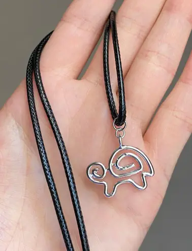 Handmade cute turtle simple necklace 🐢🏝️💧