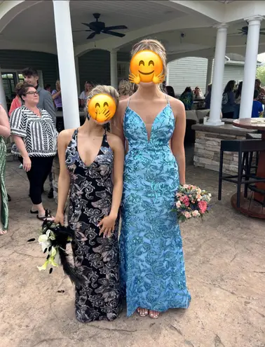 Amarra Prom Dress Blue Size 10