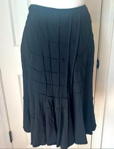 Lafayette 148 Black Ruffle Skirt