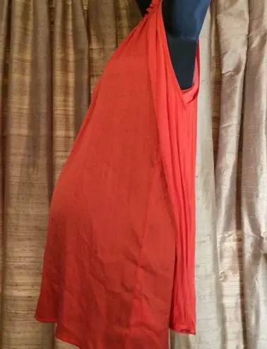 Motherhood Maternity Orange Cold Shoulder Top-NWT