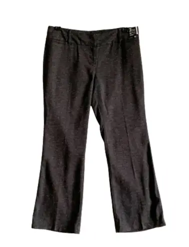 NY & Co 7th Avenue Pants Signature Fit Gray Bootcut Dress Work Pant Size 12P NEW
