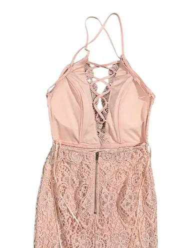 Miss Avenue NEW Pink Lace Bodycon Dress Size Small