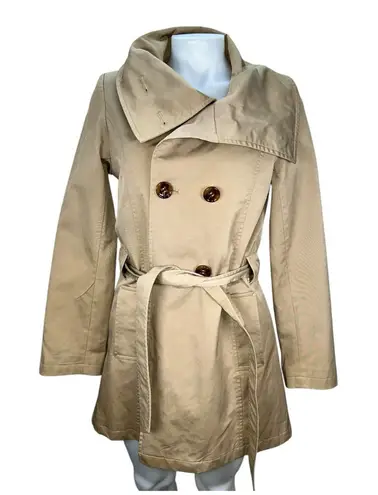 DKNY Donna Karan New York Size S Tan trench BEAUTIFUL coat