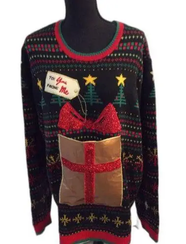 Holiday Time Ugly CUTE Christmas Sweater unique Plus 2Xl gift spot tree