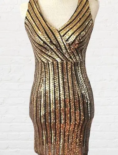 Minuet bodycon sequin dress size small