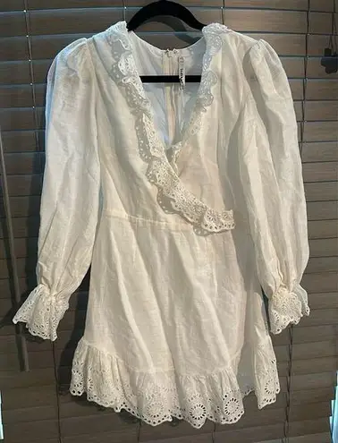 INDIKAH  White Lace Dress