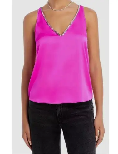 Generation Love NEW NWT Women's Pink Marian Crystal Trim Tank Top Size Small