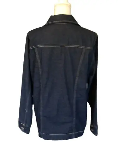 Turtle Bay New York Jean Jacket Womens L Used *Stain on Cuff Size L