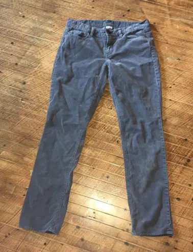 J Crew city fit smoky gray 28S corduroy pants Size 28