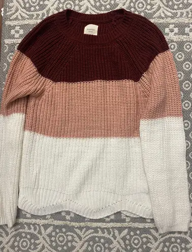 Francesca's Block Sweater 