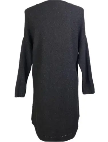 ELK dark grey Boucle Wool blend, oversized shift dress w/cut