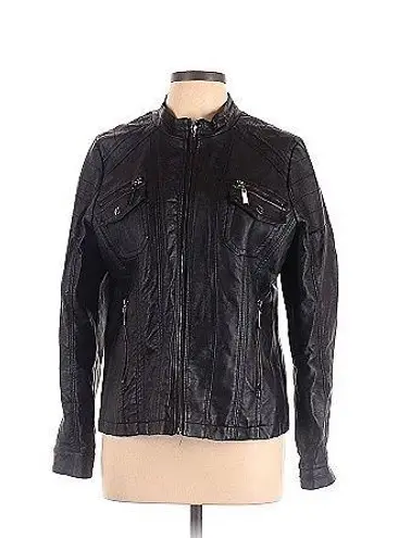 Apt. 9 Black Leather Jacket