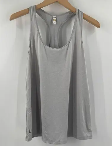 Lole Tank Top Size Large Light Gray Racerback Athleisure Athletic Yoga Outdoor