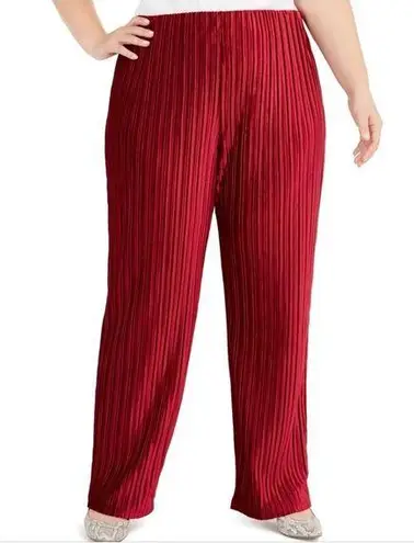 Alfani Pull-On Velvet Wide Leg Pant