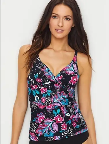 Anne cole New.  floral tankini set.  36B-34C top/ M-bottom   Retails $159