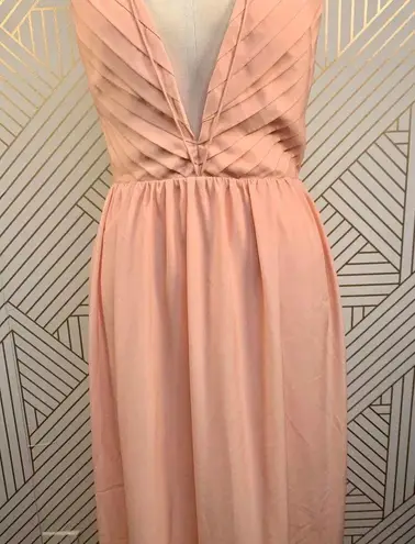 KEEPSAKE the Label Riptide Maxi Dress in Apricot Pink