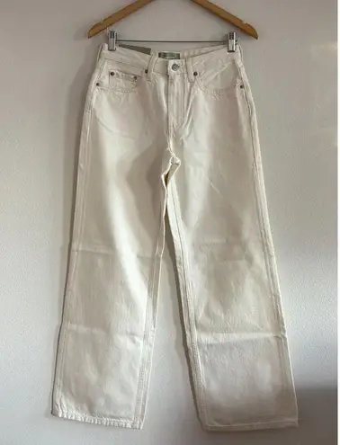 Everlane  The Mid Way Jean in Bone, Size 25