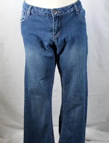 Rue 21 Classic Blue Denim Bootcut Jeans – Midrise, Size 13/14 Juniors