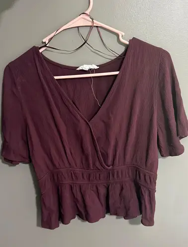 Hippie Rose cropped blouse