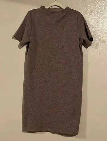 Arcteryx Arc'tery Laina MiniShift Dress Pullover Short Sleeve Mock Neck Knit Brown small