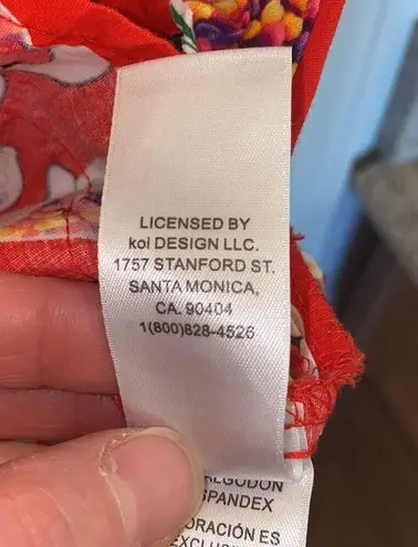 Koi Happiness Trix Cereal All Over Print Scrub Top EUC Sz XS Cotton