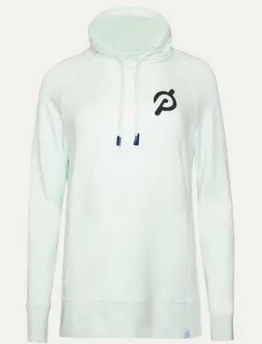 Peloton Seaform Blue Cowlneck Pullover- Size Small
