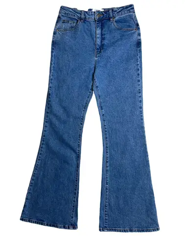 Cotton On New  Women’s Original Flare Jeans In Offshore Blue Sz 8 MSRP $59.00