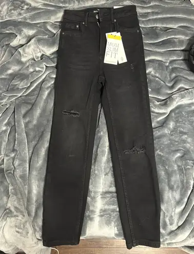 Stradivarius Black Mom Jeans