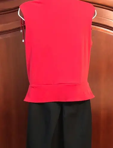 Catherine Malandrino Catherine Mallandrino Red Sleeveless Top