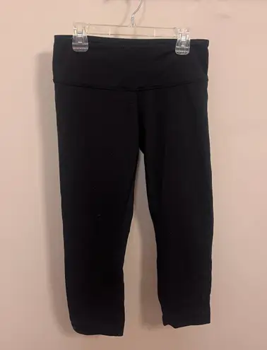 Lululemon Black Capri Leggings