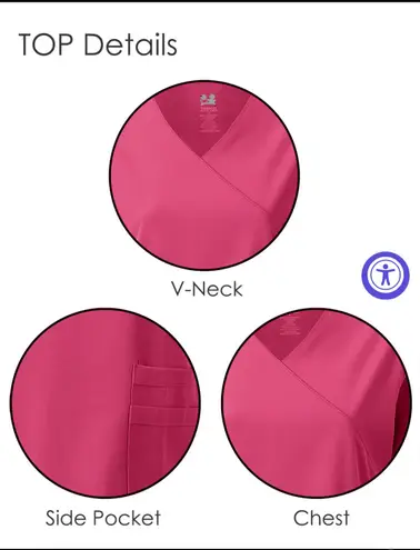 Dagucci Scrub Set Pink Size XS