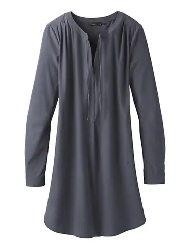 prAna Natassa Slate Grey Tunic Dress Size XS