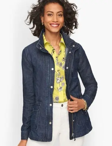 Talbots  Denim Field Jacket Jean Jacket Medium