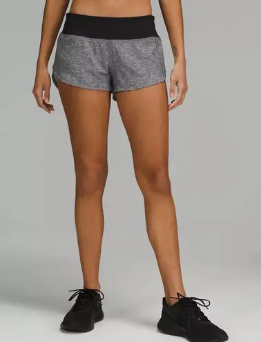 Lululemon Gray 2.5 Speed Up Shorts