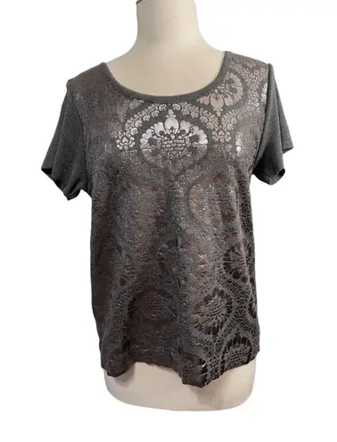 Women's Anthropologie MOTH Shirt Size M Gray Size M