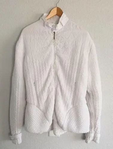 White Puffy Jacket Size L