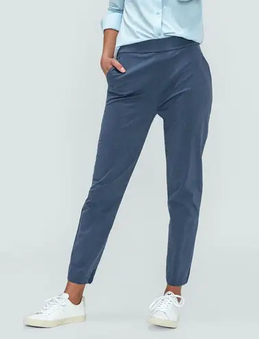 MINISTRY OF SUPPLY Kinetic Tapered Pull On Jogger Pants Slate Blue Sz 4 Small