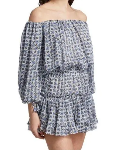 MISA Los Angeles π Zonia Off Shoulder Chiffon Mini Dress BRAND NEW.