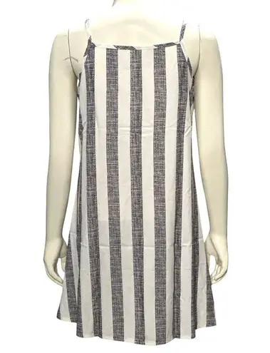 CCC Black White Striped A Line Sleeveless Spaghetti Straps Sheer Lightweight Dre Size undefined