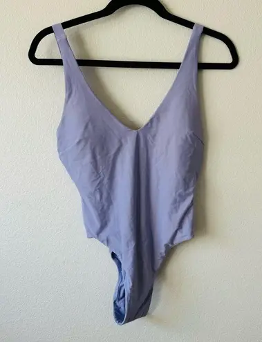 Lululemon  Waterside V-Neck Skimpy Fit One Piece in Lilac Smoke