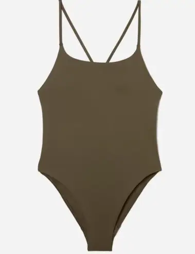 Everlane  Women's Green The String One-Piece Size Medium