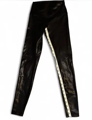 Lululemon NWOT  Wunder Under Tight *Foil 28" Luminosity Foil Print Black Black thumbnail 1