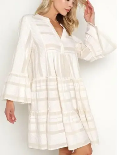 Devotion Twins Ella Short Ecru Off White Mini Dress Sz. XS