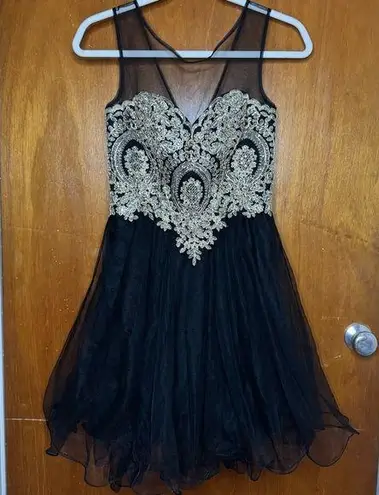 Babyonlinedress Girls Short Prom Homecoming Cocktail Dresses Crystals Applique S Black Size undefined