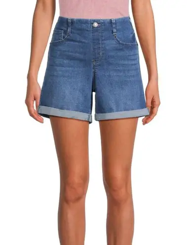 Time & Tru New  Women's Denim Shorts with Cuffed Hem Size: L (12-14)