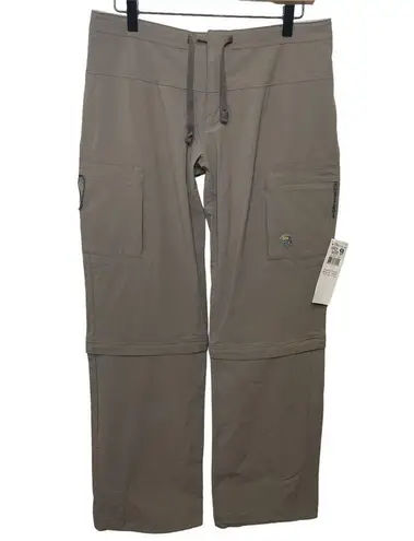 Mountain Hardwear NWT  Yuma Convertible Pants - Women's Brown Nylon Size 8