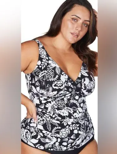 Artesands Cantana Forte Delacroix Tankini top, 22+, multi fit cup D