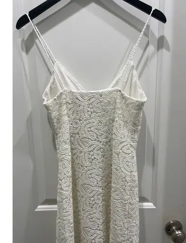 HOUSE OF HARLOW 1960 x REVOLVE Luisia Maxi Crochet Dress Sz XS White