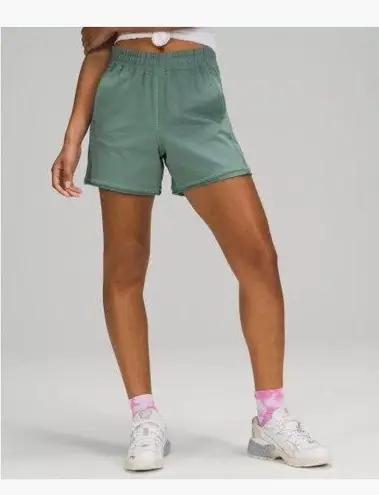 Lululemon  Teal High-Rise Shorts - Image 6